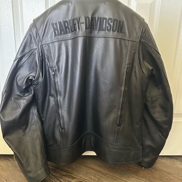 Mens XL Harley-Davidson Leather Jacket - Picture 2 of 6